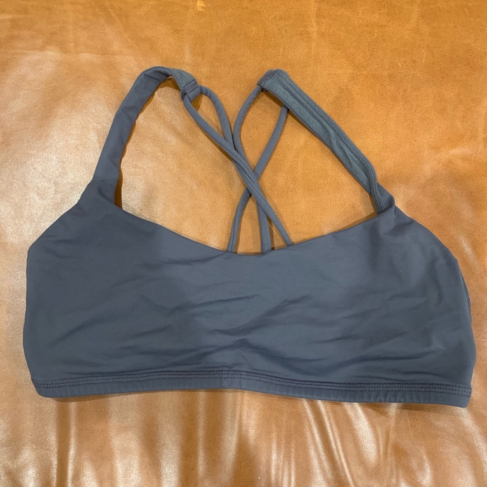 Lululemon Sports bra grey size 8